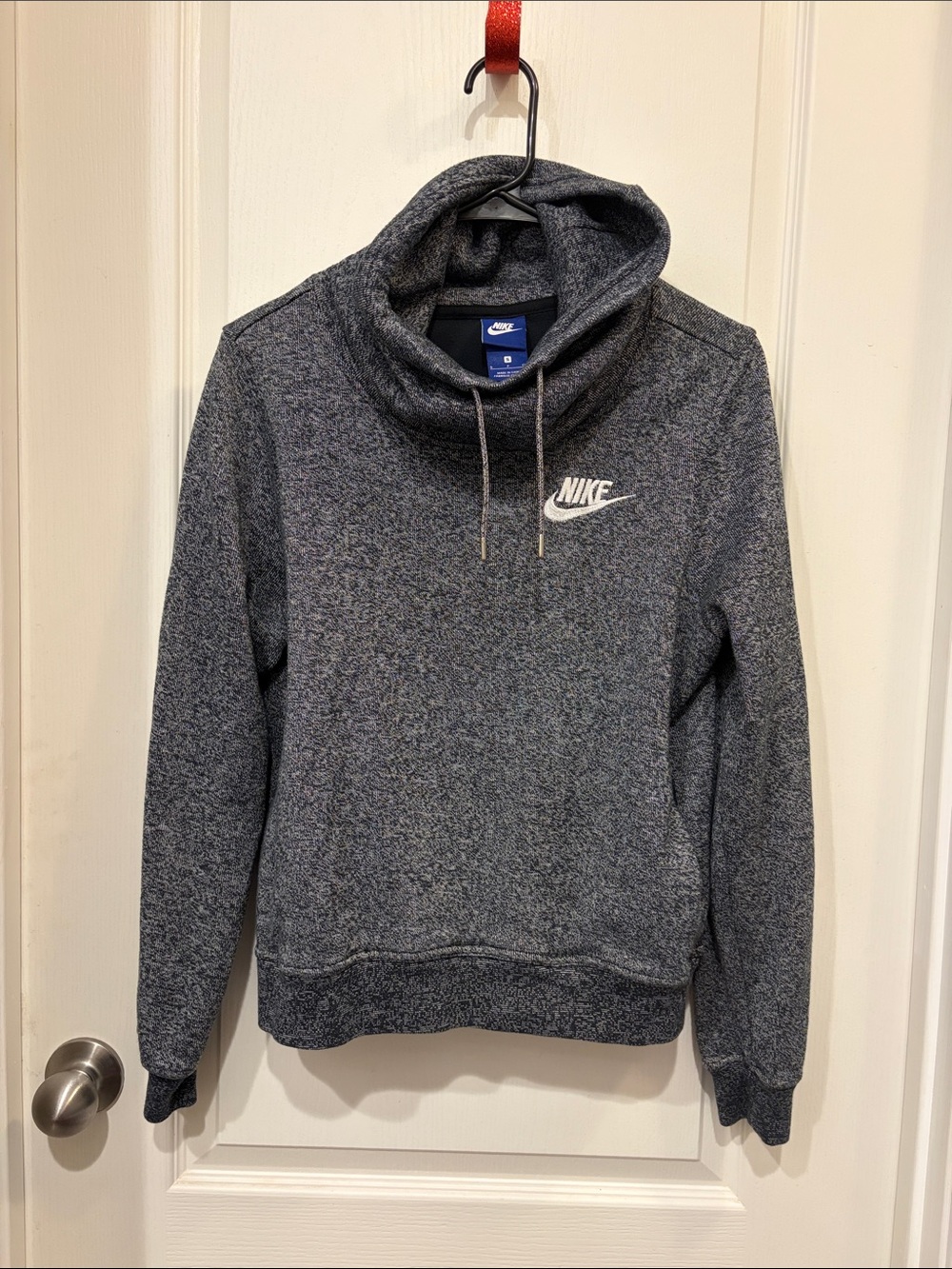 Nike Dark Heather Gray Funnel Neck Pullover
